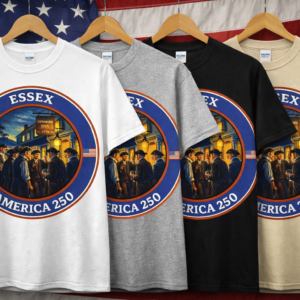 America 250 Essex community t-shirt