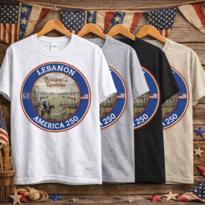 America 250 Lebanon CT T-shirt
